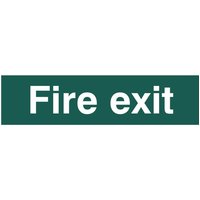 Fire Exit Sign