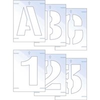 Scan Letter and Number Stencil Kit 100mm