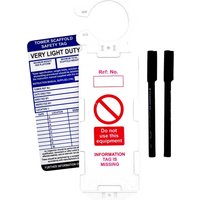 Tower Tag Kit - Single 1 ClawTag holder, 2 inserts & 1 Pen