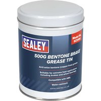 Sealey Bentone Brake Grease Tin 500g Sealey Bentone Brake Grease Tin 500g