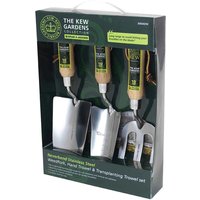 Kew Gardens Neverbend 3 Piece Stainless Steel Garden Hand Tool Set