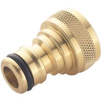 Spear and Jackson Brass Threaded Female Tap Connector 5/8" / 15.8mm Pack of 1