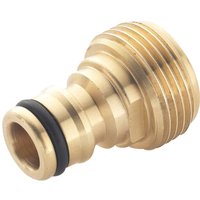 Spear and Jackson Brass Threaded Male Tap Connector 3/4" / 19mm Pack of 1