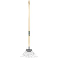 Kew Gardens Carbon Steel Heavy Duty Lawn Rake 1.3m