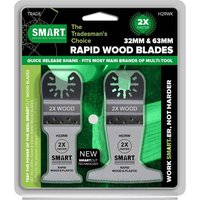 2 Piece OIS Oscillating Tool Rapid Wood Blade Set