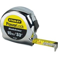 Powerlock Blade Armor Tape Measure Imperial & Metric 30ft 10m 25mm