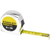 Stanley Classic Powerlock Tape Measure Imperial & Metric 16ft / 5m 19mm Stanley Classic Powerlock Tape Measure Imperial & Metric 16ft / 5m 19mm