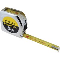 Stanley Powerlock Top Reader Tape Measure Metric 5m 19mm Stanley Powerlock Top Reader Tape Measure Metric 5m 19mm