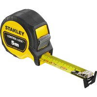 Stanley Control Lock Pocket Tape Measure Metric Metric 5m 25mm Stanley Control Lock Pocket Tape Measure Metric Metric 5m 25mm