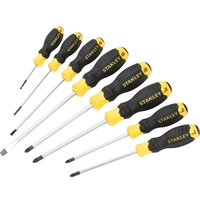 Stanley - Cushion Grip Screwdriver Set, 8 Piece STA062153