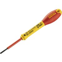 Stanley FatMax Insulated Parallel Slotted Screwdriver 2.5mm 50mm Stanley FatMax Insulated Parallel Slotted Screwdriver 2.5mm 50mm
