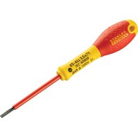Stanley FatMax Insulated Parallel Slotted Screwdriver 3.5mm 75mm Stanley FatMax Insulated Parallel Slotted Screwdriver 3.5mm 75mm