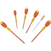 Stanley 6 Piece Fatmax VDE Insulated Screwdriver Set Stanley 6 Piece Fatmax VDE Insulated Screwdriver Set
