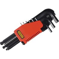 Stanley 9 Piece Ball End Hexagon Allen Key Set Stanley 9 Piece Ball End Hexagon Allen Key Set