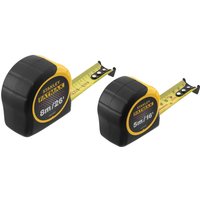 Stanley Fatmax 2 Piece Classic Tape Measure Set Stanley Fatmax 2 Piece Classic Tape Measure Set
