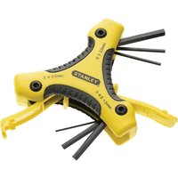 Stanley 9 Piece Folding Hexagon Allen Key Set Metric Stanley 9 Piece Folding Hexagon Allen Key Set Metric