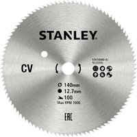 Stanley CV Cross Cutting Circular Saw Blade 140mm 100T 12.7mm Stanley CV Cross Cutting Circular Saw Blade 140mm 100T 12.7mm