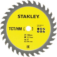 Stanley TCT Circular Saw Blade 140mm 32T 12.7mm Stanley TCT Circular Saw Blade 140mm 32T 12.7mm