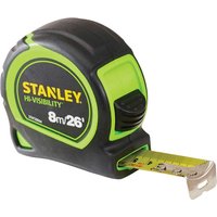 Stanley Tylon Hi-Viz Pocket Tape Measure Imperial & Metric 26ft / 8m 25mm Stanley Tylon Hi-Viz Pocket Tape Measure Imperial & Metric 26ft / 8m 25mm