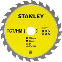 Stanley TCT Circular Saw Blade 210mm 24T 30mm Stanley TCT Circular Saw Blade 210mm 24T 30mm