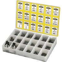 Stanley 200 Piece Screwdriver Bit Assortment in Organiser Tray Stanley 200 Piece Screwdriver Bit Assortment in Organiser Tray
