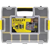 Stanley 14 Compartment Stackable Sortmaster Junior Organiser Box Stanley 14 Compartment Stackable Sortmaster Junior Organiser Box
