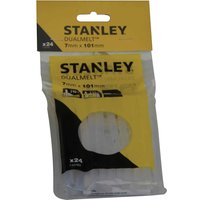 Stanley Dual Temp Mini Glue Sticks 7mm 100mm Pack of 24 Stanley Dual Temp Mini Glue Sticks 7mm 100mm Pack of 24