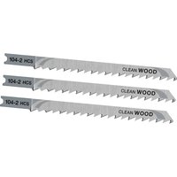 Stanley Clean Cutting U Shank Jigsaw Blades for Wood Pack of 3 Stanley Clean Cutting U Shank Jigsaw Blades for Wood Pack of 3