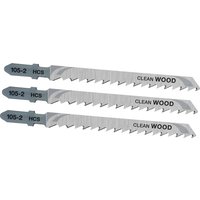 Stanley Clean Cutting T Shank Jigsaw Blade for Wood Pack of 3 Stanley Clean Cutting T Shank Jigsaw Blade for Wood Pack of 3