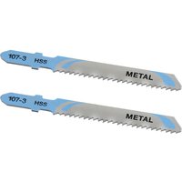 Stanley T Shank HSS Jigsaw Blades for Metal Pack of 2 Stanley T Shank HSS Jigsaw Blades for Metal Pack of 2