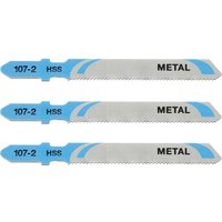 Stanley T Shank HSS Jigsaw Blades for Metal Pack of 3 Stanley T Shank HSS Jigsaw Blades for Metal Pack of 3