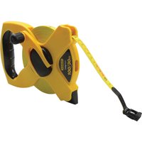 Stanley Open Reel Fibreglass Tape Measure Imperial & Metric 100ft / 30m 12mm Stanley Open Reel Fibreglass Tape Measure Imperial & Metric 100ft / 30m 12mm