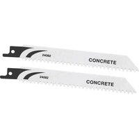 Stanley Concrete Cutting Reciprocating Saw Blades 152mm Pack of 2 Stanley Concrete Cutting Reciprocating Saw Blades 152mm Pack of 2
