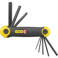 Stanley 8 Piece Folding Hexagon Allen Key Set Metric Stanley 8 Piece Folding Hexagon Allen Key Set Metric