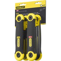 Stanley 17 Piece Folding Hexagon Allen Key Set Metric and Imperial Stanley 17 Piece Folding Hexagon Allen Key Set Metric and Imperial