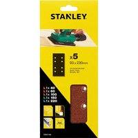 Punched Clip On 1 3 Sanding Sheets 93mm x 230mm Pack 5