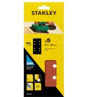 Stanley Punched Hook and Loop 1/3 Sanding Sheets