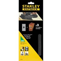 Stanley FatMax Mesh 1/2 Sanding Sheets 115mm x 280mm 120g Pack of 3 Stanley FatMax Mesh 1/2 Sanding Sheets 115mm x 280mm 120g Pack of 3