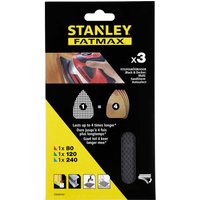 FatMax Mesh Hook Loop Sander Sheets Assorted Grit Pack 3