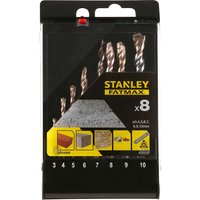 Stanley FatMax 8 Piece Masonry Drill Bit Set Stanley FatMax 8 Piece Masonry Drill Bit Set