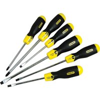 Stanley 6 Piece Cushion Grip Screwdriver Set Stanley 6 Piece Cushion Grip Screwdriver Set