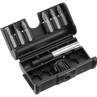 Stanley 7 Piece Screwdriver Bit Set in Handle Case Stanley 7 Piece Screwdriver Bit Set in Handle Case