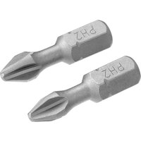 Stanley Phillips Torsion Screwdriver Bits PH2 25mm Pack of 2 Stanley Phillips Torsion Screwdriver Bits PH2 25mm Pack of 2
