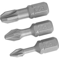 Stanley FatMax 3 Piece Pozi Torsion Screwdriver Bit Set Stanley FatMax 3 Piece Pozi Torsion Screwdriver Bit Set