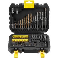 Stanley 50 Piece Drill and Screwdriver Bit Set Stanley 50 Piece Drill and Screwdriver Bit Set