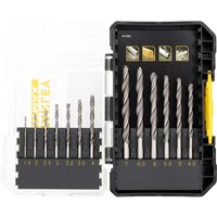 Stanley FatMax Multi-Stack Case 13 Piece HSS Precision Drill Bit Set Stanley FatMax Multi-Stack Case 13 Piece HSS Precision Drill Bit Set
