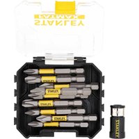 Stanley FatMax Impact Phillips Screwdriver Bits and Ring Magnet Assorted Phillips 50mm Pack of 10 Stanley FatMax Impact Phillips Screwdriver Bits and Ring Magnet Assorted Phillips 50mm Pack of 10