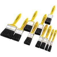Stanley 10 Piece Hobby Paint Brush Set Stanley 10 Piece Hobby Paint Brush Set