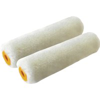 Stanley Mini Mohair Gloss Paint Roller Sleeve 100mm Pack of 2 Stanley Mini Mohair Gloss Paint Roller Sleeve 100mm Pack of 2