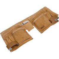 Sealey Double Pouch Leather Tool Belt Sealey Double Pouch Leather Tool Belt